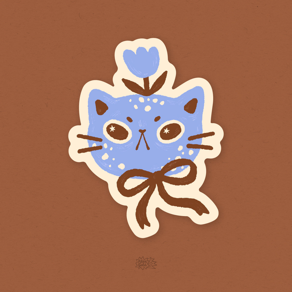 Snow Leopard Sticker