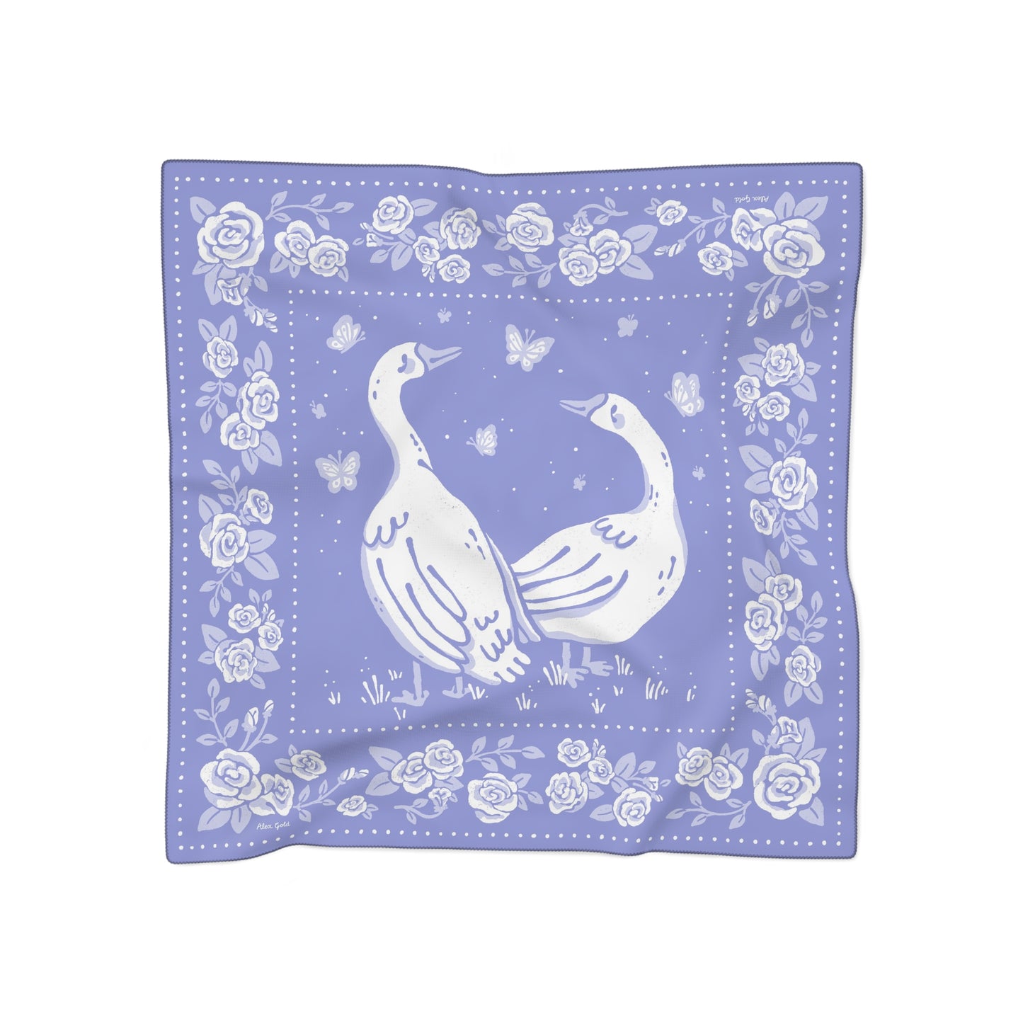 Goose Scarf - Periwinkle