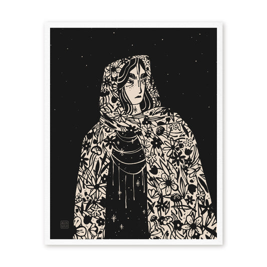 Flower Cloak Art Print