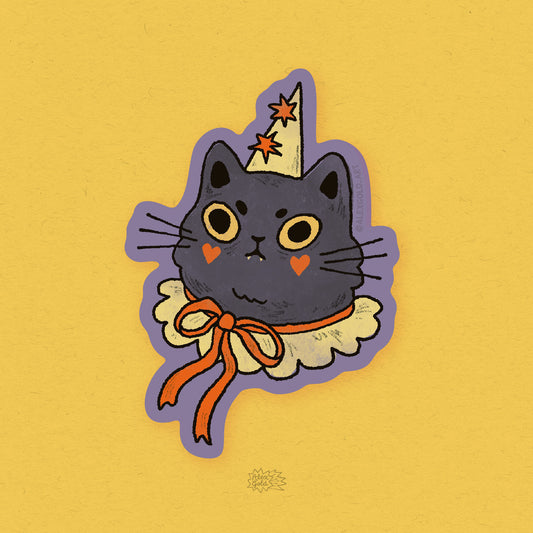 Clown Cat Sticker