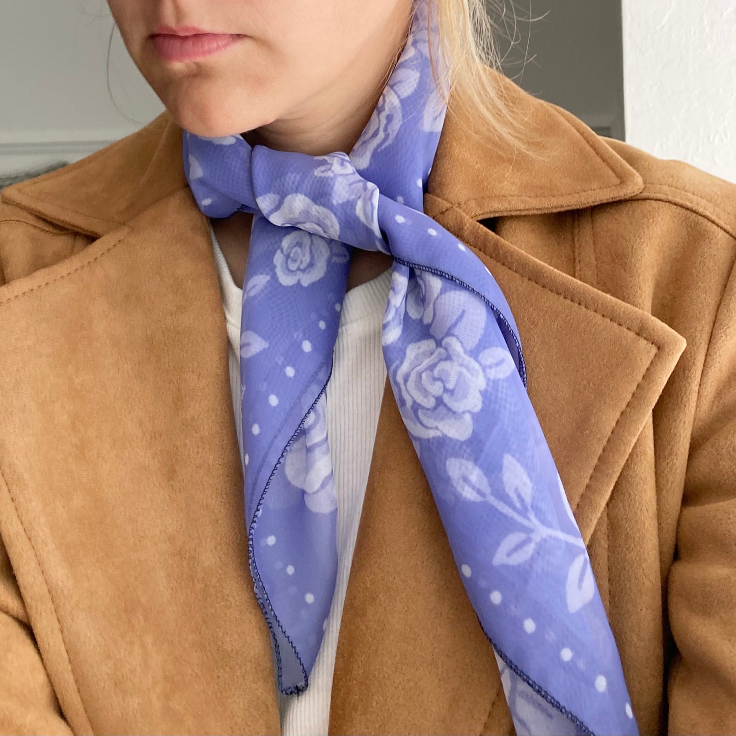 Goose Scarf - Periwinkle