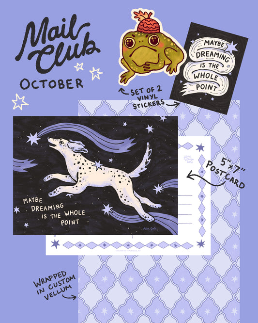 October 2025 Mail Club Letter
